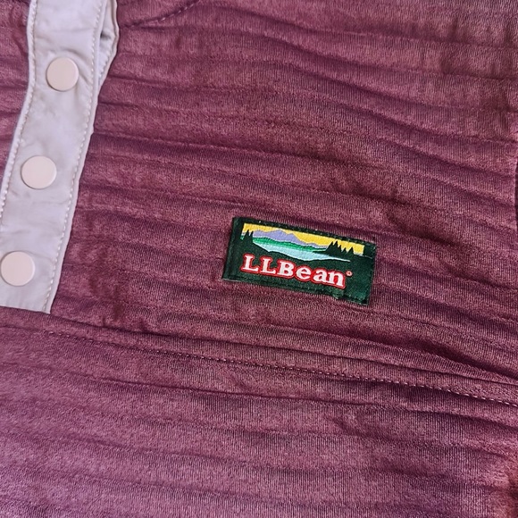 Women's L.L Bean Knit Pullover petite size medium purple - Picture 3 of 4